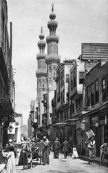 Moschea del Sultano al-Muayyad, Il Cairo, Egitto, c1922