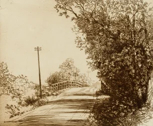 Ciglio della strada di Iden