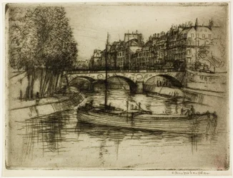 Il Ponte St. Michel, Parigi