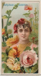 Altea: Ambizione, dalla serie Bellezze floreali e linguaggio dei fiori N75 per Duk..., 1892
