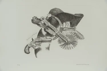 Revolver Colt "House", 1977 (incisione)