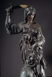 Giuditta e Oloferne. Scultura in bronzo