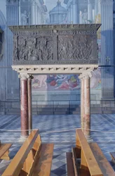 Pulpito sul lato nord della navata, 1465