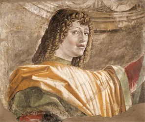 Uomo con alabarda, 1490-1492