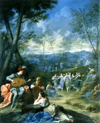 Danza delle ninfe, c.1725