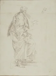 Figura maschile in piedi
