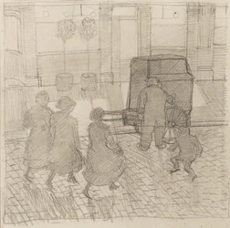 Suonatore di organetto, c.1914