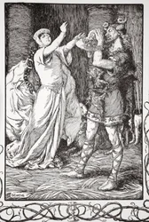 La regina gli gridò di smettere