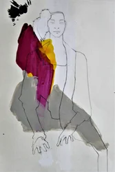 Figura astratta di moda