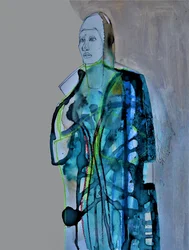 Figura astratta di moda