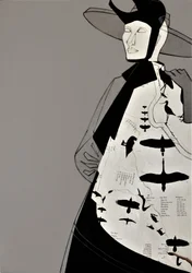 Silhouette della moda avicola
