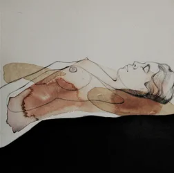 Nudo sereno ad acquerello