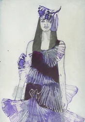 Moda chic in viola