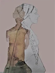 Profilo di una donna contemplativa