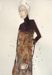 Una figura elegante e alla moda