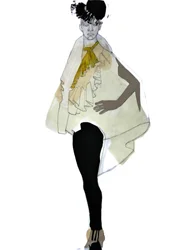 Elegante illustrazione di moda