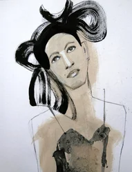 Ritratto di moda elegante