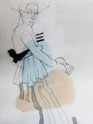 Elegante bozzetto di moda