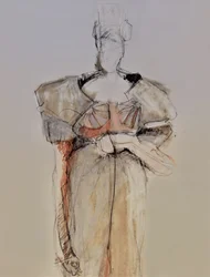 Elegante bozzetto di moda