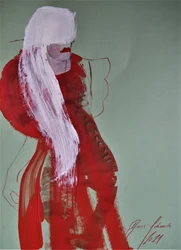Moda elegante in rosso