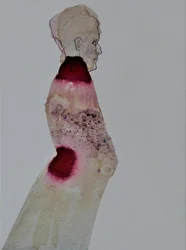 Elegante profilo in rosso