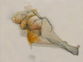 Schizzo espressivo di nudo