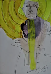 Ritratto in giallo espressivo