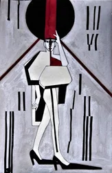 Moda geometrica da donna