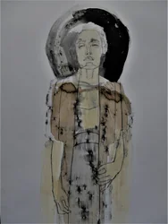 Ritratto astratto sereno