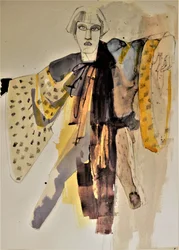 Ritratto di moda stilizzato