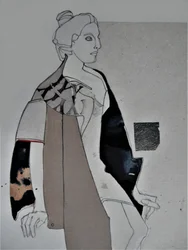 Ritratto stilizzato di una donna
