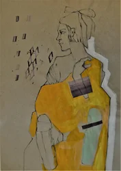 Ritratto giallo meditativo