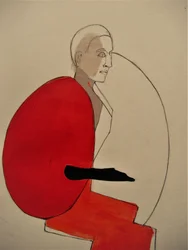 La donna in rosso