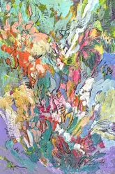 Fiori astratti colorati