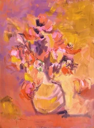 Viva natura floreale dai colori vivaci
