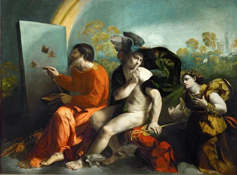 Giove, Mercurio e "Virtus" (olio su tela)