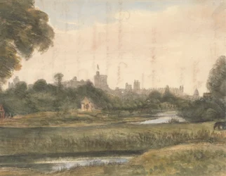Vista di Windsor dal fiume