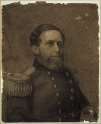 Ammiraglio Andrew H. Foote, ritratto a mezzo busto, in uniforme militare