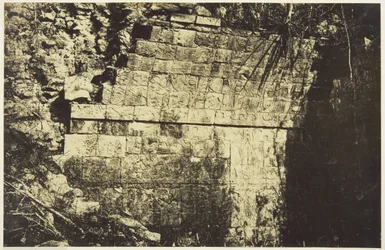 Palais Du Cirque a Chichen-Itza, Interno di una sala, 1859