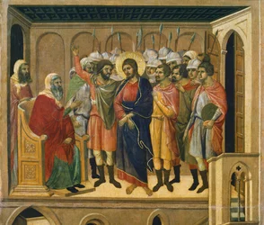 Cristo davanti al Sommo Sacerdote (dettaglio)