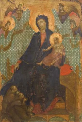 Madonna dei Francescani, di Duccio di Buoninsegna, tempera su tavola