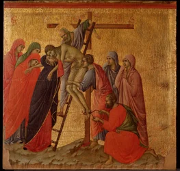 Passione: la deposizione (Maestà)