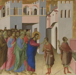 La guarigione del cieco nato, ca 1308-1311