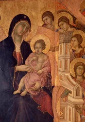 Vergine e bambino sul trono (La Maestà)
