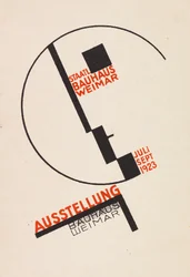 Mostra Bauhaus Weimar, cartolina