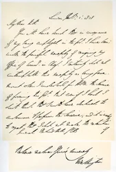 Lettera del Duca di Wellington al Generale Rowland Hill, 1 febbraio 1828