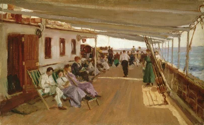 Sul ponte, piroscafo