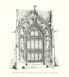Portale della Sala Capitolare, Cattedrale di Rochester