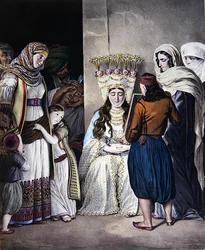 Matrimonio ortodosso greco ad Atene (c.1825)