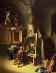 Un Artista nel suo Studio, 1635